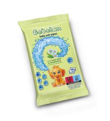 Влажни кърпи BEBELAN с Алое и Лайка 20 бр/пак. - MK-BAL20