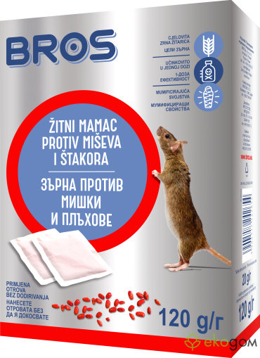 BROS – mouse and rat killer grain 100 g