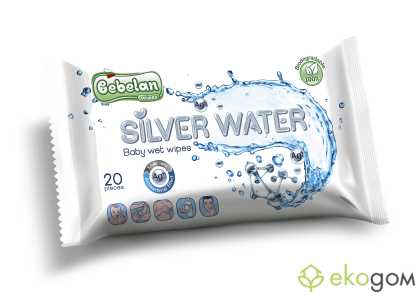 SILVER WATER кърпи със сребърна вода 20 бр./пакет - MK-BS20