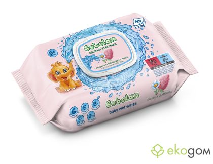 Влажни кърпи BEBELAN със Смрадлика и Лайка 80 бр/пак. - MK BSLK80
