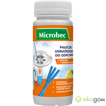 BROS Microbec Drain Cleaner Sticks - Clog & Odor Preventer