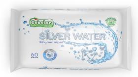 SILVER WATER кърпи със сребърна вода 60 бр./пакет - MK BS60